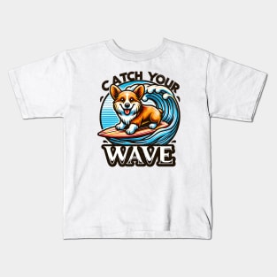 Summer Surfing Kids T-Shirt